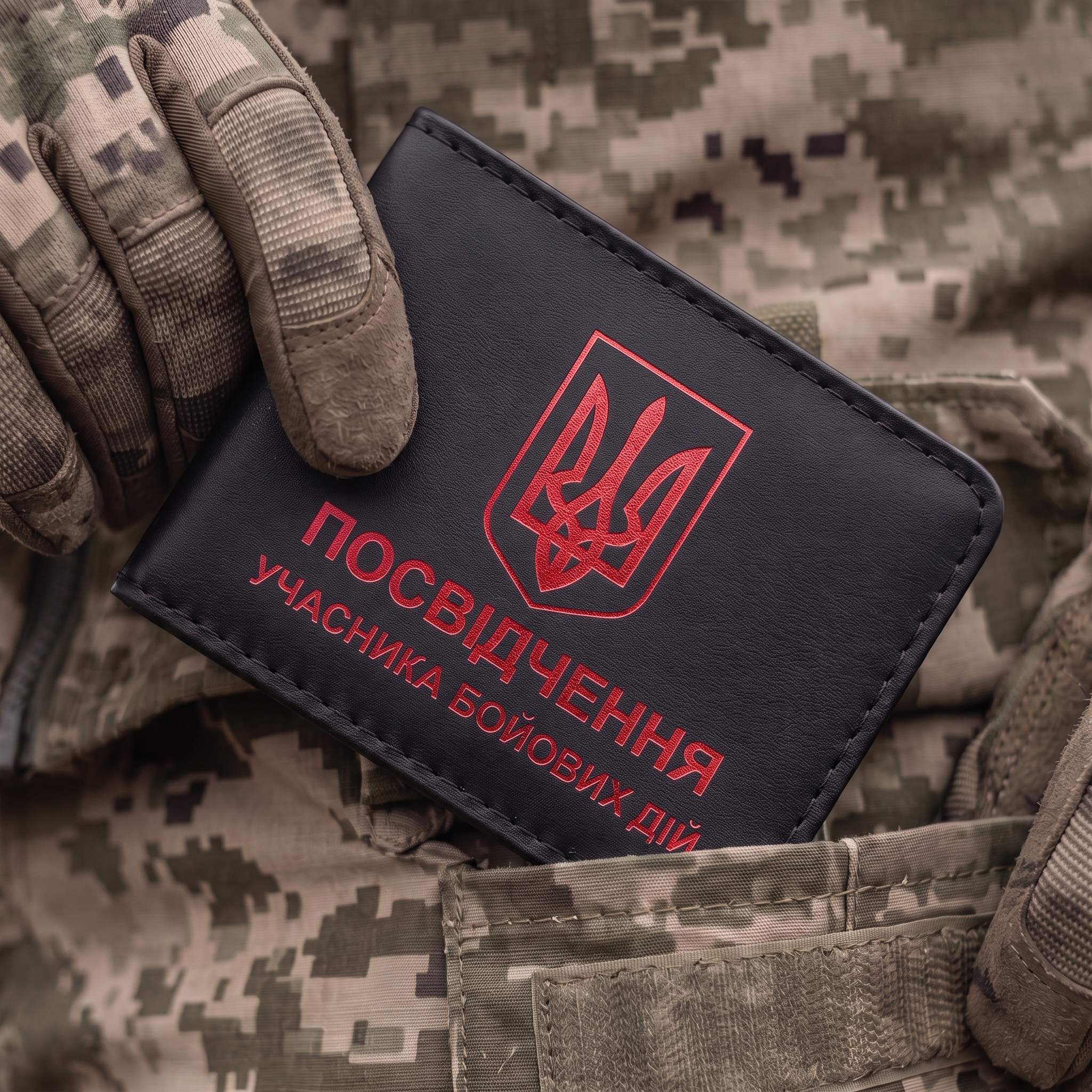 Cover for ATO Participant ID with Coat of Arms (black, red embossing)