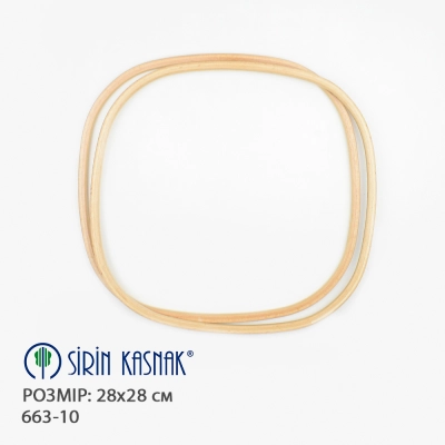 Деревянные ручки для сумок 663-10 (квадратные)