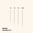 Иглы для бисера Royal №12 GBR-12