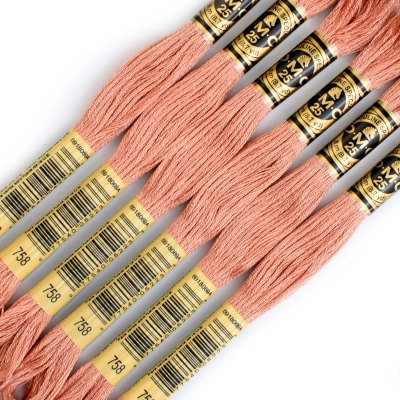 DMC 758 Embroidery Floss