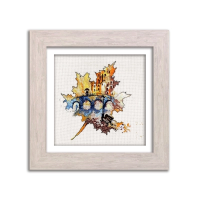 Embroidery Kit N 025 "Autumn Leaf"