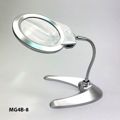 Flexible Table Magnifier with LED Lighting MG4B-8