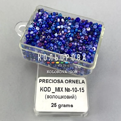 Preciosa MIX №10-15 (cornflower blue)