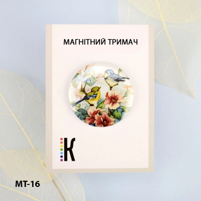 Магнитный держатель для игл и схем МТ-16 "Птички в саду"