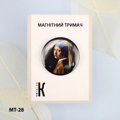 Magnetic Holder for Needles and Schemes MT-28 "Girl with a Pearl Earring"