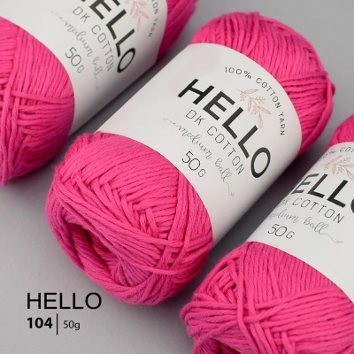Пряжа HELLO Cotton 104 (50 грам)