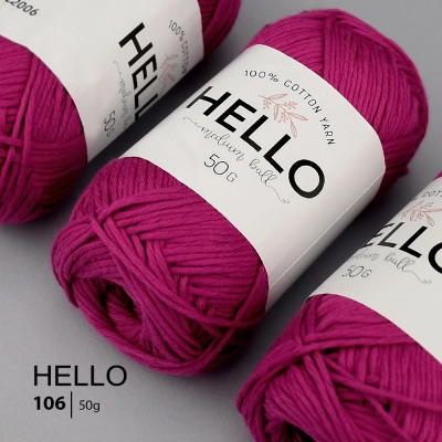 HELLO Cotton Yarn 106 (50 grams)
