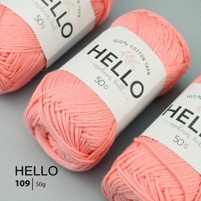 Пряжа HELLO Cotton 109 (50 грам)
