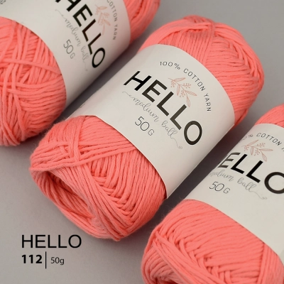 Пряжа HELLO Cotton 112 (50 грам)