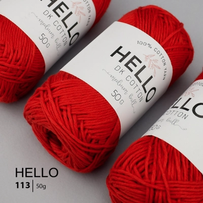 Yarn HELLO Cotton 113 (50 grams)