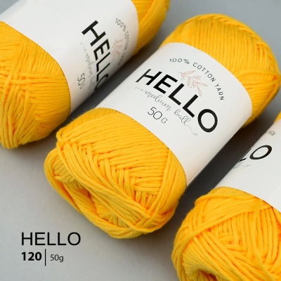 Пряжа HELLO Cotton 120 (50 грамм)