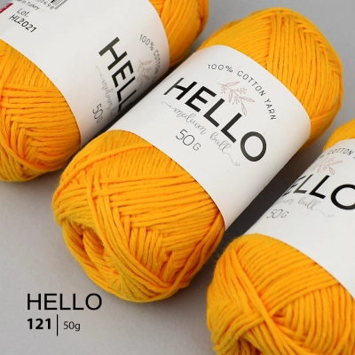Пряжа HELLO Cotton 121 (50 грамм)