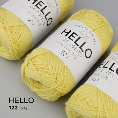 HELLO Cotton Yarn 122 (50 grams)