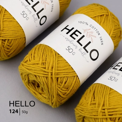 Пряжа HELLO Cotton 124 (50 грам)