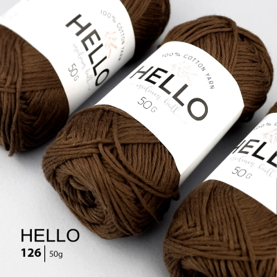 Пряжа HELLO Cotton 126 (50 грам)