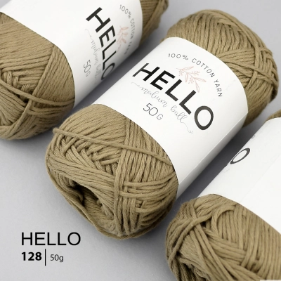 Пряжа HELLO Cotton 128 (50 грамм)