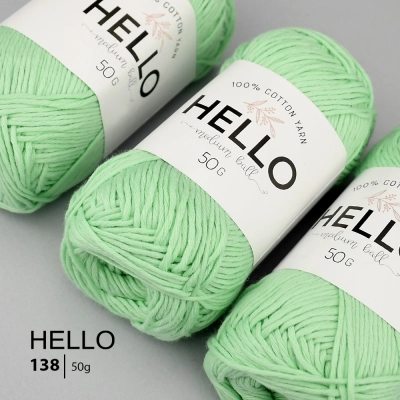HELLO Cotton Yarn 138 (50 grams)