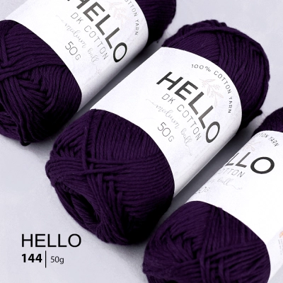 Пряжа HELLO Cotton 144 (50 грам)