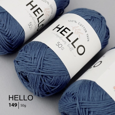 Пряжа HELLO Cotton 149 (50 грамм)