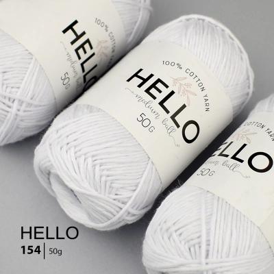 HELLO Cotton Yarn 154 (50 grams)