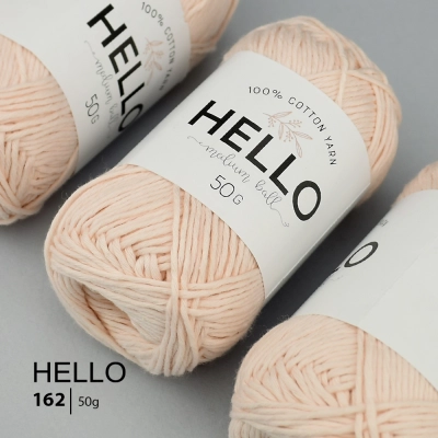 Пряжа HELLO Cotton 162 (50 грам)