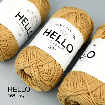 Пряжа HELLO Cotton 165 (50 грам)