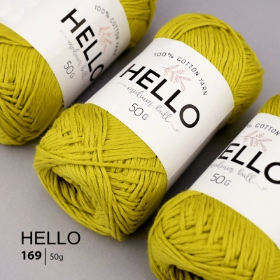 Пряжа HELLO Cotton 169 (50 грам)