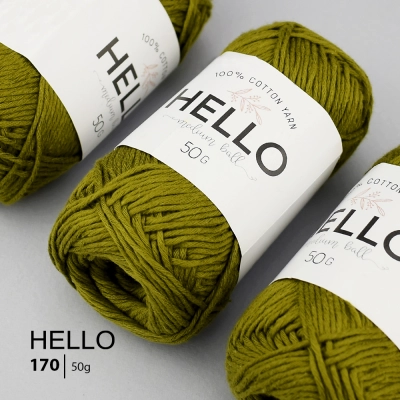 HELLO Cotton Yarn 170 (50 grams)