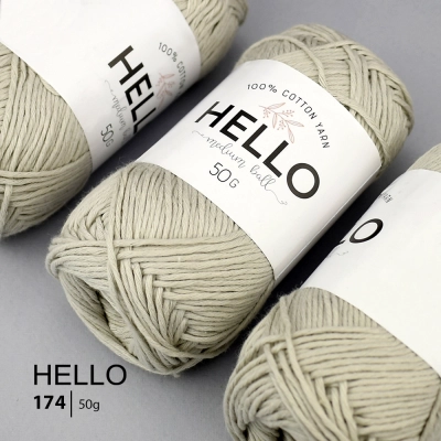 HELLO Cotton Yarn 174 (50 grams)
