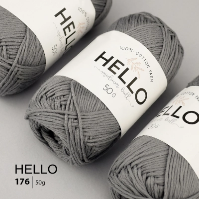Пряжа HELLO Cotton 176 (50 грам)