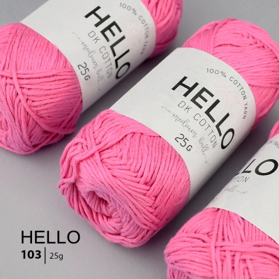 Пряжа HELLO Cotton 103 (25 грамм)