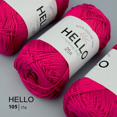 Пряжа HELLO Cotton 105 (25 грам)