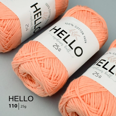 HELLO Cotton Yarn 110 (25 grams)