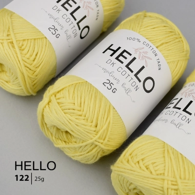 Yarn HELLO Cotton 122 (25 grams)