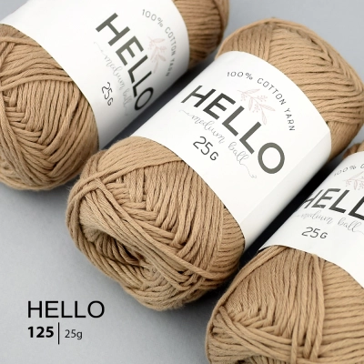 HELLO Cotton 125 Yarn (25 grams)