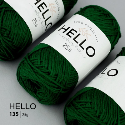 Yarn HELLO Cotton 135 (25 grams)