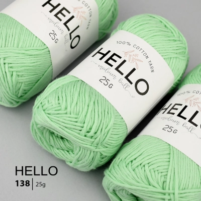 Пряжа HELLO Cotton 138 (25 грамм)