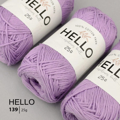 Yarn HELLO Cotton 139 (25 grams)