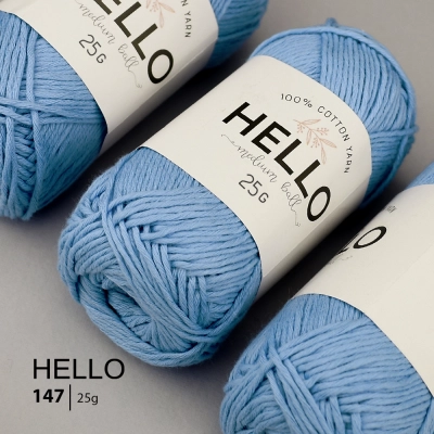 Yarn HELLO Cotton 147 (25 grams)