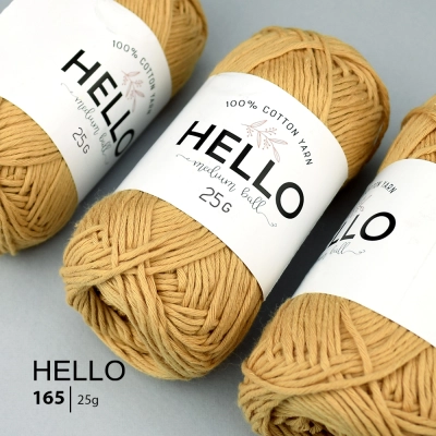 Пряжа HELLO Cotton 165 (25 грам)