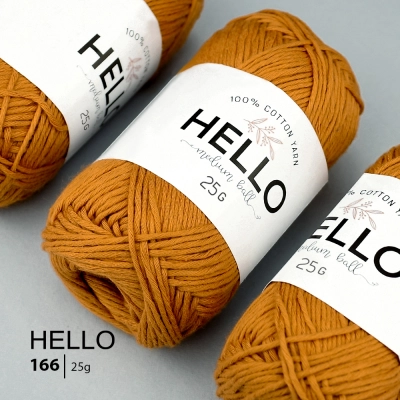 Yarn HELLO Cotton 166 (25 grams)