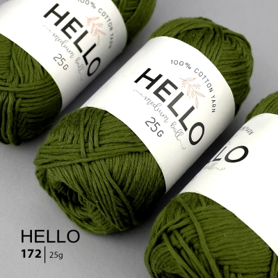 Yarn HELLO Cotton 172 (25 grams)