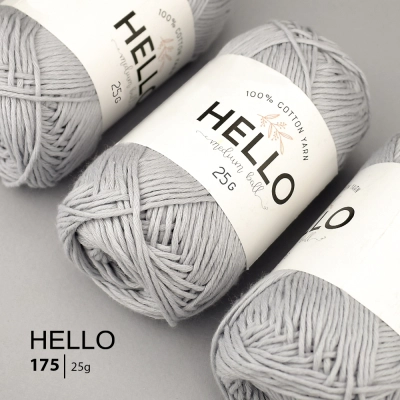 Пряжа HELLO Cotton 175 (25 грамм)