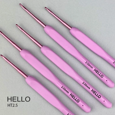 Гачок для в'язання HELLO №2.5 HT2.5