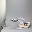 Flexible magnifying glass with clip and LED lighting MG4B-4A
