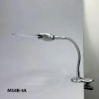 Flexible magnifying glass with clip and LED lighting MG4B-4A
