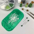 Силиконовый коврик для бисера (зеленый)