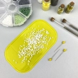 Силиконовый коврик для бисера (желтый)