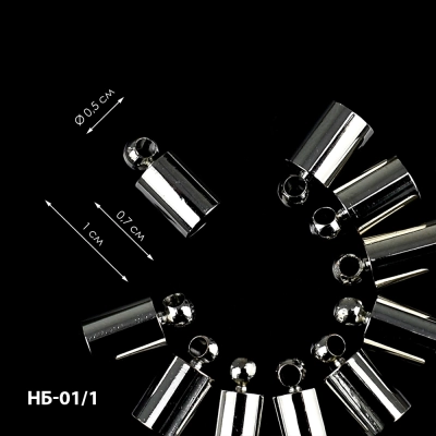 Наконечник-колпачок для жгутов и шнуров 1х0.5 см НБ-01/1 (10 шт)