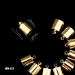 Наконечник-колпачок для жгутов и шнуров 1.1х0.8 см НБ-03 (10 шт.)